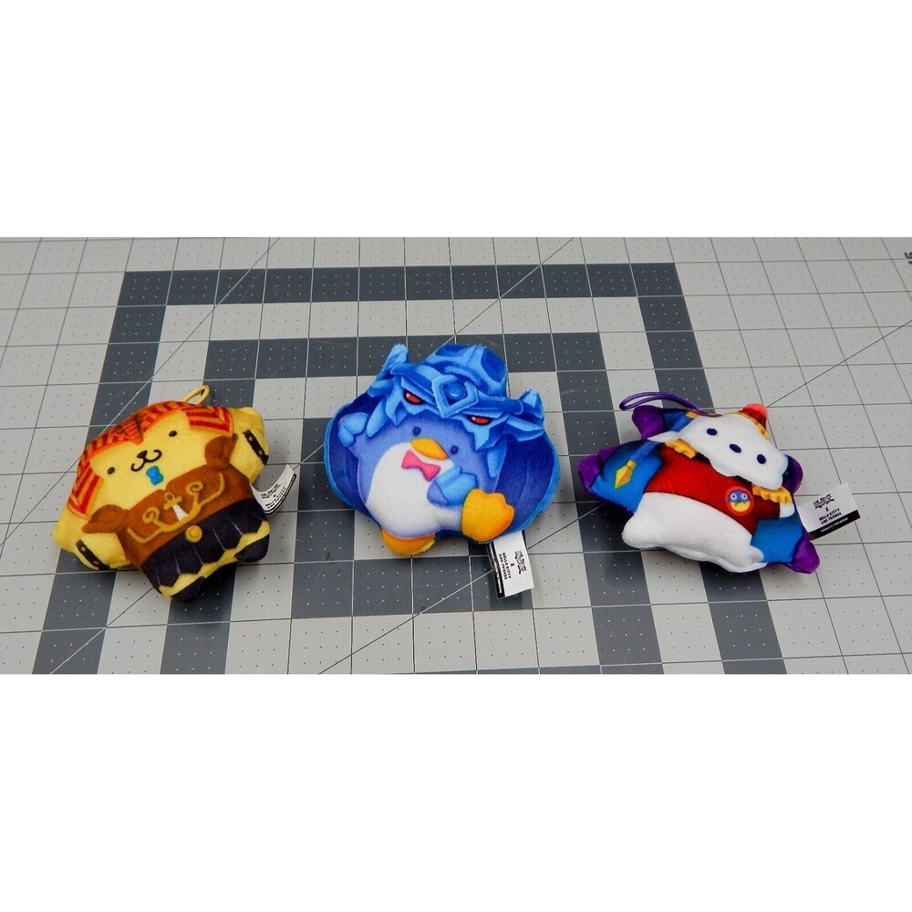 McDonald’s Yu-gi-oh X Sanrio Hello Kitty 2024 Happy Meal Toy Plush Lot Of 3
